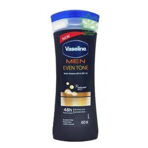 لوسیون بدن ویتامینه مراقبت در برابر افتاب اقایان 400 میل وازلین vaseline 