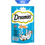 تشویقی گربه طعم ماهی سالمون دریمز (Dreamies) وزن 60 گرم