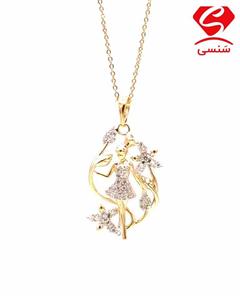 گردنبند ژوپینگ طلایی دخترانه