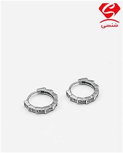 گوشواره حلقه ای نقره کد 97