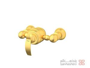 شیر توالت شودر مدل گلوریس طلایی مات