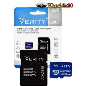  عمده رم 128 گیگ میکرو اس دی وریتی با سرعت 80mb/s به همراه خشاب