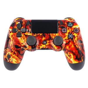 دسته بی سیم SONY PlayStation 4 DualShock 4 High Copy طرح Ghost Rider 