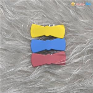 گیره رنگی تق تقی مدل پاپیون 3 عددی