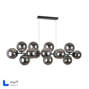 لوستر مدرن مولکولی خطی 15 شعله
