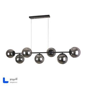 لوستر مدرن مولکولی خطی 7 شعله