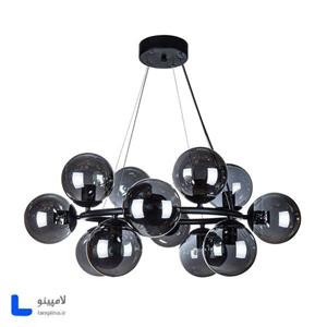 لوستر مدرن مولکولی دایره 9 شعله