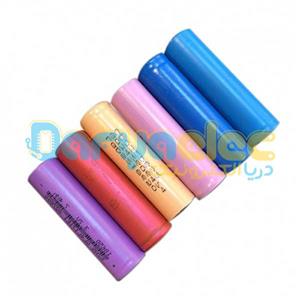 باتری استوک درجه یک شارژی ۳.۷ ولت لیتیوم یون ۱۸۶۵۰