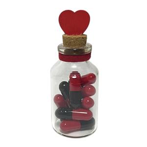 گیفت طرح کپسول عشق مدل Bottle Love05