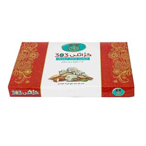 گز لقمه 18 درصد پسته و بادام اثلی بلداجی 400گرم