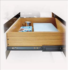 ریل ساچمه ای سه تکه تلسکوپی ساده مشکی فانتونی عمق ۳۰ تا ۶۰ کد B341 تا B347