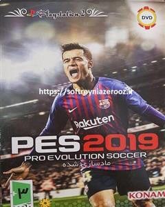 بازی pes 2019 PS2 لوح زرین 