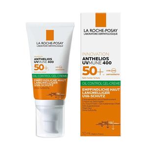 ضد آفتاب ژل کرم مات لاروش پوزای مدل OIL CONTROL کنترل چربی پوست‌های چرب و حساس SPF 50 حجم 50 میل