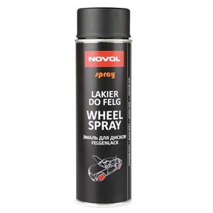 اسپری رنگ رینگ مشکی مات نوول NOVOL SPRAY WHEEL BLACK MAT 