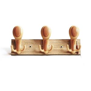 آویز لباس مدل دیواری سه شاخه ای