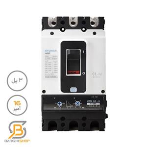 کلید اتوماتیک حرارتی قابل تنظیم کمپکت هیوندای 16 آمپر 3 پل