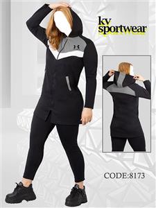ست مانتو شلوار کلاهدار ورزشی زنانه UNDER ARMOUR کد 003