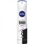 اسپری ضد تعریق نیوا Nivea زنانه مدل Black White Invisible Orginal حجم 200 میل