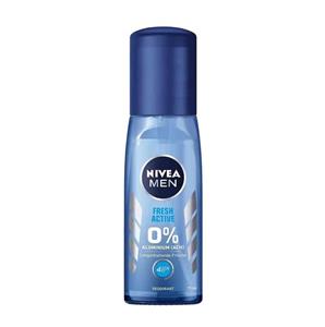 اسپری دئودورانت ادکلنی نیوا Nivea مردانه مدل Fresh Active حجم 75 میل