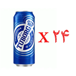 آبجو بدون الکل توبورگ آبی 24 عددی Tuborg