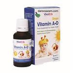 ویتامین آد با طعم هلو ویواکیدز | Vitamin A  D drops 30 mil