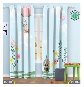 پرده اتاق کودک طرح جغد کد FL1884