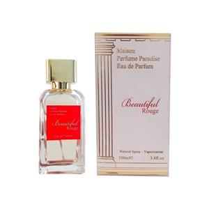 ادو پرفیوم زنانه مردانه پارادایس مدل باکارات رژ زرد حجم 100 میل