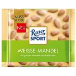 شکلات سفید بادام کامل ریتر اسپرت Ritter Sport Weisse Mandel