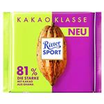 شکلات تلخ 81 درصد ریتر اسپرت Ritter Sport Kakao Klasse
