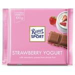 شکلات ماست و توت فرنگی ریتر اسپرت Ritter Sport Strawberry yogurt