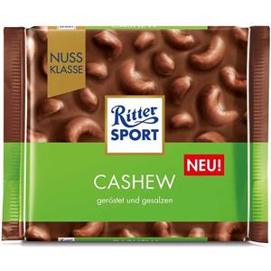 شکلات بادام هندی ریتر اسپرت Ritter Sport Cashew 