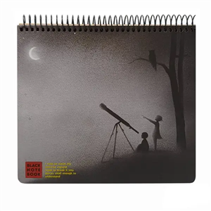 دفتر نقاشی مشکی لاین نت ( خشتی بزرگ )
