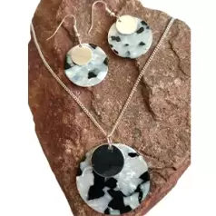 نیم ست زنانه طرح سنگ مدل SH5004