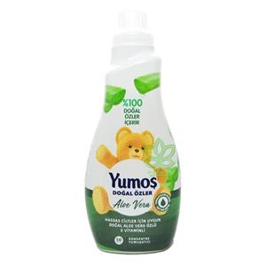 نرم کننده لباس حاوی عصاره آلوئه ورا مناسب پوست حساس 1/2 لیتر یوموش – yumos