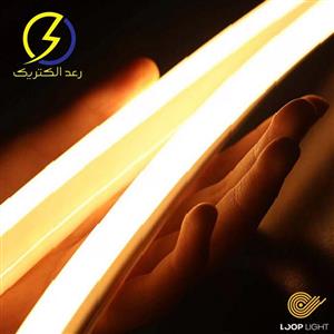 ریسه نئون فلکسی آفتابی تراکم ۱۲۰ برش یک متر لوپ لایت