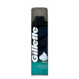 فوم اصلاح سنسیتیو ژیلت GILLETTE برای پوست های حساس ۲۰۰ میل 