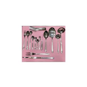 سرویس قاشق و چنگال دیاموند 24 نفره نقره ای BMG Diamond Cutlery Set 