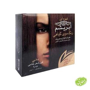 رنگ موی گیاهی قهوه ای روشن ابریشم