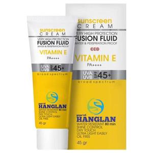 ضدآفتاب ضدلک فلویید رنگی نچرال هانگلن Natural-Beige حجم 45 گرم