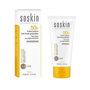 کرم ضدآفتاب ساسکین فلوئید بی رنگ SPF 50