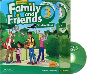 امریکن فمیلی اند فرندز 3 | کتاب انگلیسی American Family and Friends 3 (سایز رحلی)