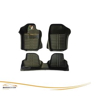 کفپوش 206 پنج بعدی رنگ مشکی