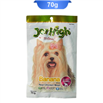 تشویقی سگ مدادی جرهای طعم مرغ و موز (Banana Jerhigh) وزن 70 گرم