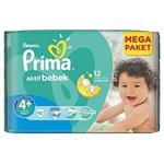 پوشک پریما ترک سایز 4+ بسته 38 عددی Prima