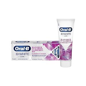 خمیر دندان سفید کننده Oral-B اصل | مدل 3D White Luxe Blancheur حجم 75 میل