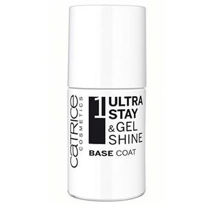 لاک ناخن کاتریس مدل Ultra Stay And Gel Shine Base Coat حجم 8 میلی لیتر Catrice Ultra Stay And Gel Shine Base Coat