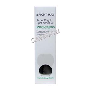 ژل ضد آکنه و لک آزلائیک اسید برایت مکس Bright Max Acne Azelalic Acid Gel 30 ml 