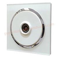 فیش بلندگو دلند مدل آوا پلکسی سفید زه نقره ای