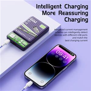 پاوربانک مگنتی ROCK مدل P90 (10000mAh)