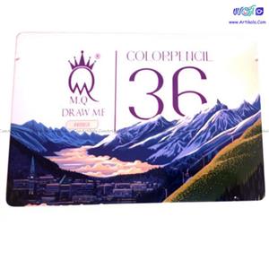 مداد رنگی 36 رنگ جعبه فلزی آرتیست M.Q